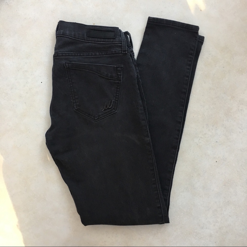 Express Stella low rise leggingpants black grey 2R